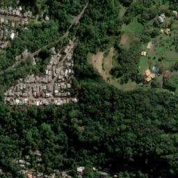 Satellite imagery of Morro Dois Irmãos, BR