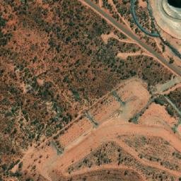 Satellite imagery of Robinson Crusoe Mine, AU