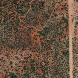 Satellite imagery of Little Wonder Mine, AU