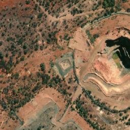 Satellite imagery of Warrior Mine, AU