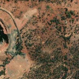 Satellite imagery of Warrior Mine, AU