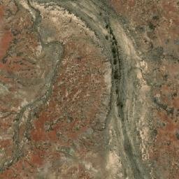 Satellite imagery of Three Peaks, AU