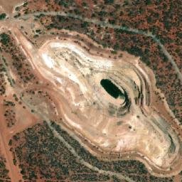 Satellite imagery of Ularring Rock, AU