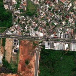 Satellite imagery of Araçá Um e Araçá Dois, BR