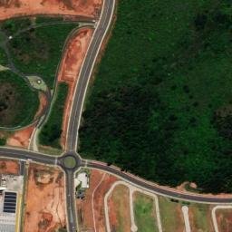 Satellite imagery of Araçá Um e Araçá Dois, BR