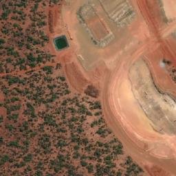 Satellite imagery of Mount King, AU