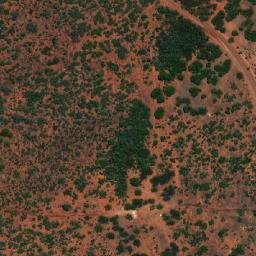 Satellite imagery of Waihi Battery Mine, AU
