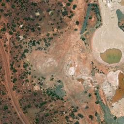 Satellite imagery of Waihi Battery Mine, AU