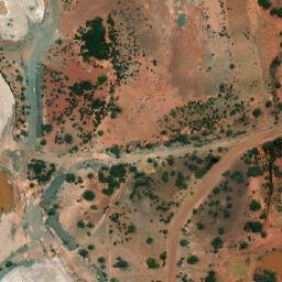 Satellite imagery of Waihi Battery Mine, AU