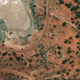 Satellite imagery of Waihi Battery Mine, AU