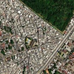 Satellite imagery of Morro Menino Deus, BR