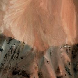 Satellite imagery of Cerro Bañados, AR