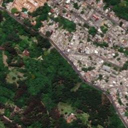 Satellite imagery of Morro da Glória, BR