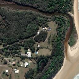 Satellite imagery of Stack Rock, AU