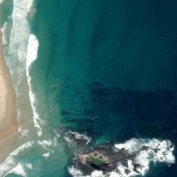 Satellite imagery of Stack Rock, AU