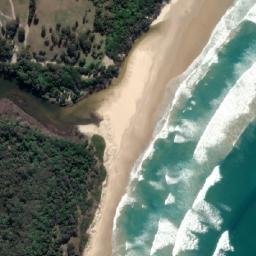 Satellite imagery of Stack Rock, AU