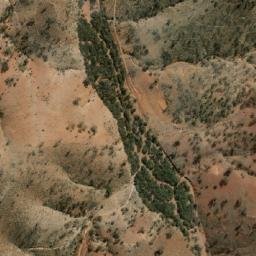 Satellite imagery of Blue Mine, AU