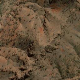 Satellite imagery of Blue Mine, AU