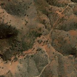 Satellite imagery of Wheal Turner Mines, AU