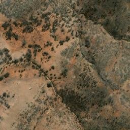 Satellite imagery of Wheal Turner Mines, AU
