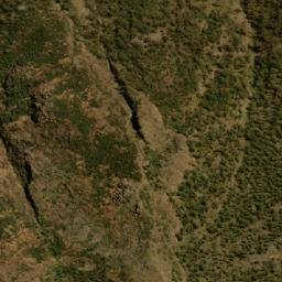 Satellite imagery of Mount Kaputar, AU