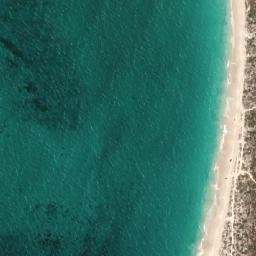 Satellite imagery of Channel Rocks, AU