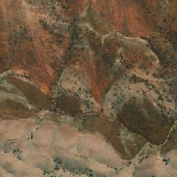 Satellite imagery of Mount Clive, AU