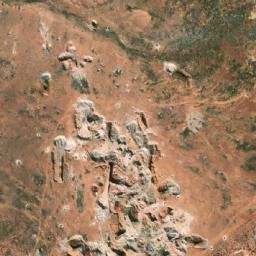 Satellite imagery of Lunatic Hill Opal Diggings, AU
