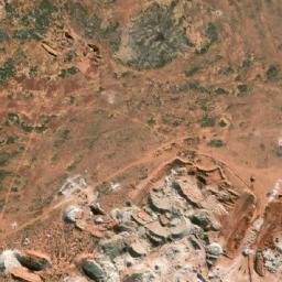 Satellite imagery of Lunatic Hill Opal Diggings, AU