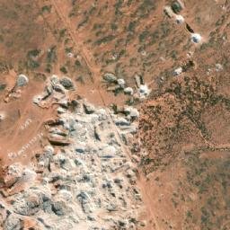 Satellite imagery of Lunatic Hill Opal Diggings, AU