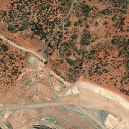 Satellite imagery of Gordon Mine, AU