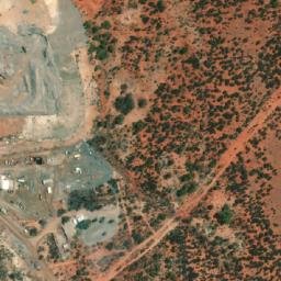 Satellite imagery of Gordon Mine, AU