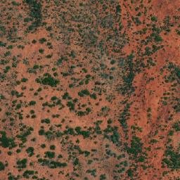 Satellite imagery of Mount McLeay, AU