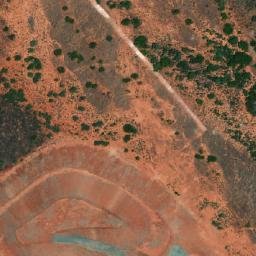 Satellite imagery of Pennys Find Mine, AU