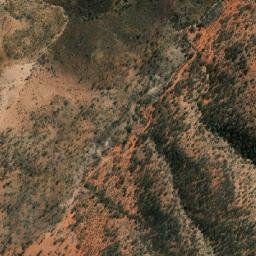 Satellite imagery of Mount Comet, AU