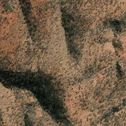 Satellite imagery of Mount Comet, AU