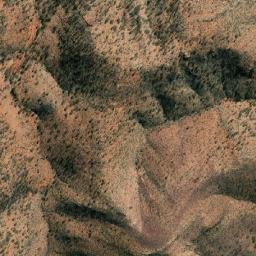 Satellite imagery of Mount Comet, AU