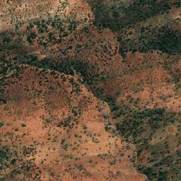 Satellite imagery of Mount Goddard, AU