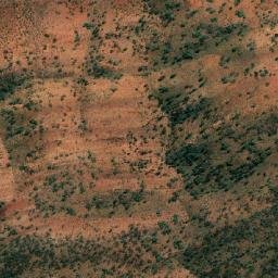 Satellite imagery of Mount Goddard, AU