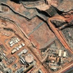 Satellite imagery of Iron Duke Mine, AU
