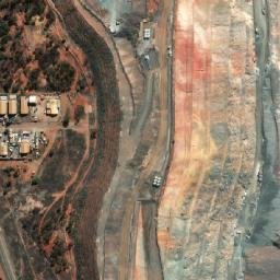 Satellite imagery of Hamilton Mine, AU