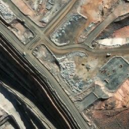 Satellite imagery of Blue Gap Mine, AU