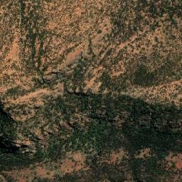 Satellite imagery of Mount Hack, AU