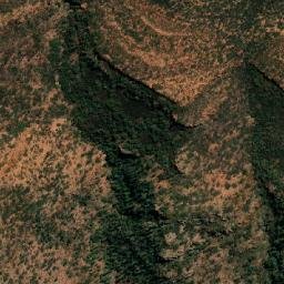 Satellite imagery of Mount Hack, AU