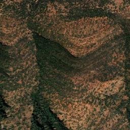 Satellite imagery of Mount Hack, AU