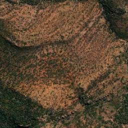 Satellite imagery of Mount Hack, AU