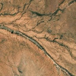 Satellite imagery of Copper Queen Mine, AU