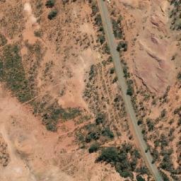 Satellite imagery of Mount Hunt, AU