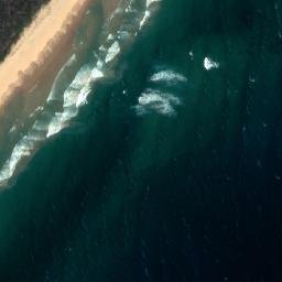 Satellite imagery of Black Rocks, AU