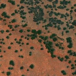 Satellite imagery of Christmas Mines, AU